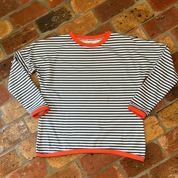 Exclusive striped sweatshirt top szM - Picture 9 of 14
